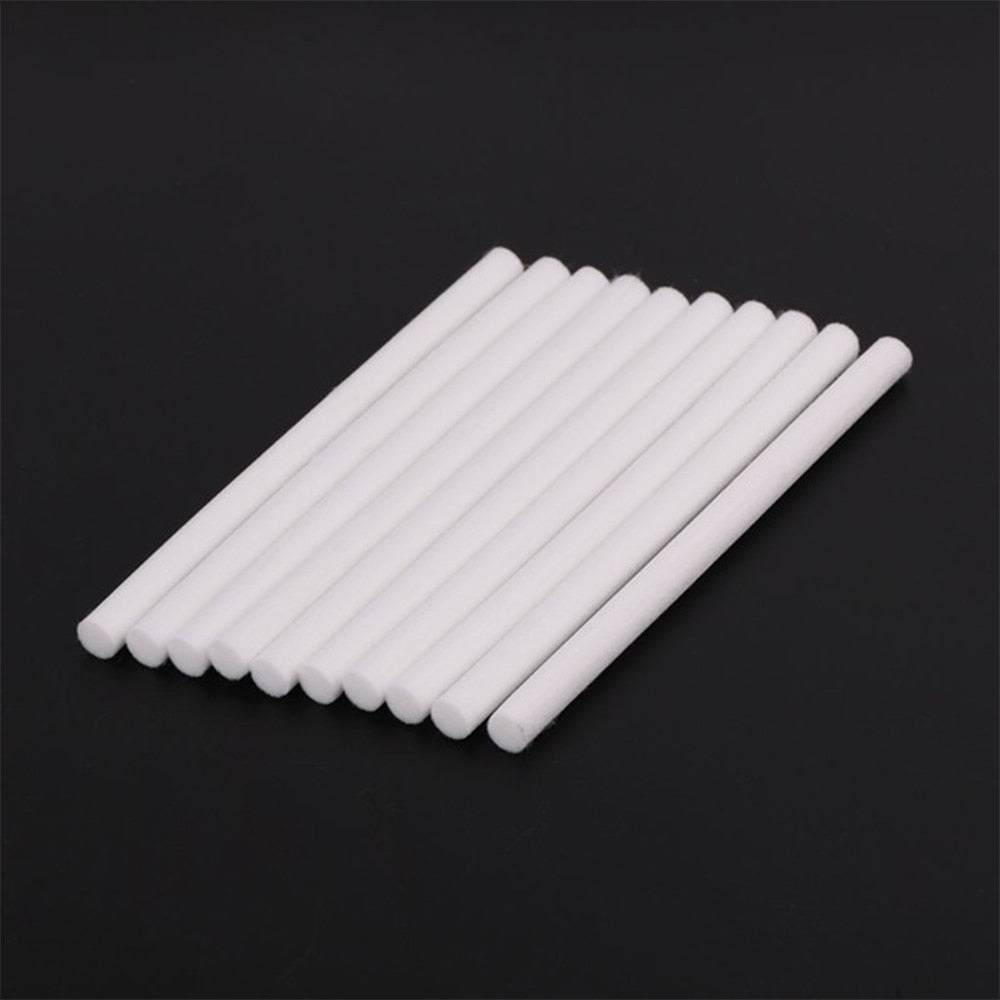 10 Pieces 8*150mm Humidifiers Filters Cotton Swab for USB Air Ultrasonic Humidifier Aroma Diffuser Replace Parts Can Be Cut