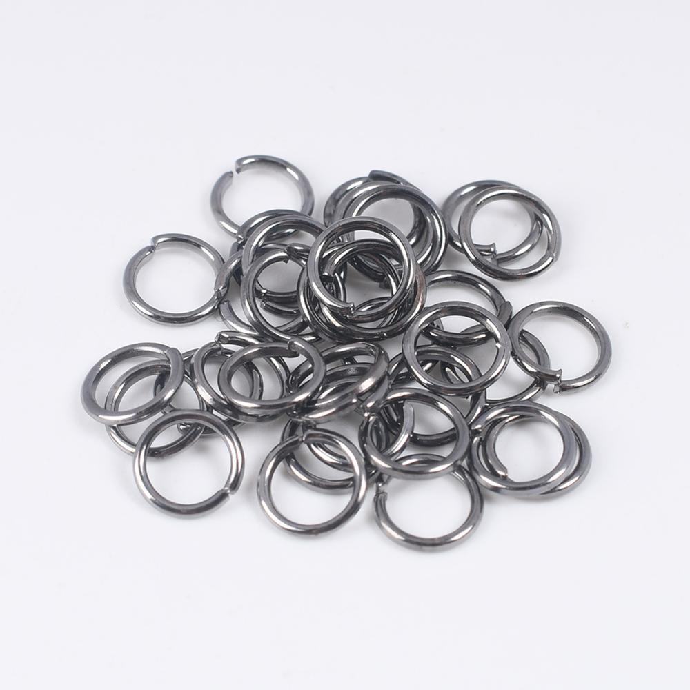 100-200Pcs 3-12mm Single Loop Open Jump Rings Diy Jewelry Making Accessories Split Rings Connectors For Jewelry Making Supplies