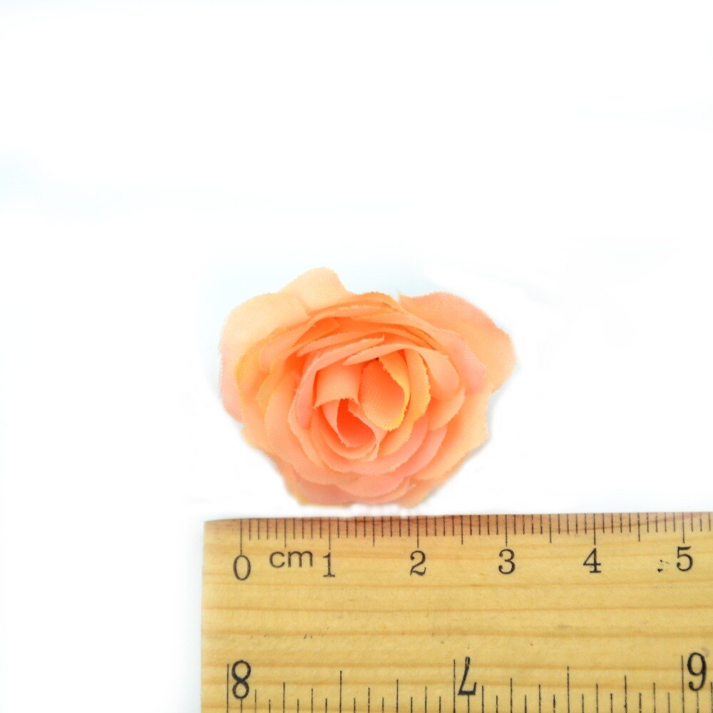 10/50/100pcs 2.5cm Mini Silk Artificial Rose Flower Heads For Wedding Party Home Decoration DIY Accessories Fake Flowers Craft