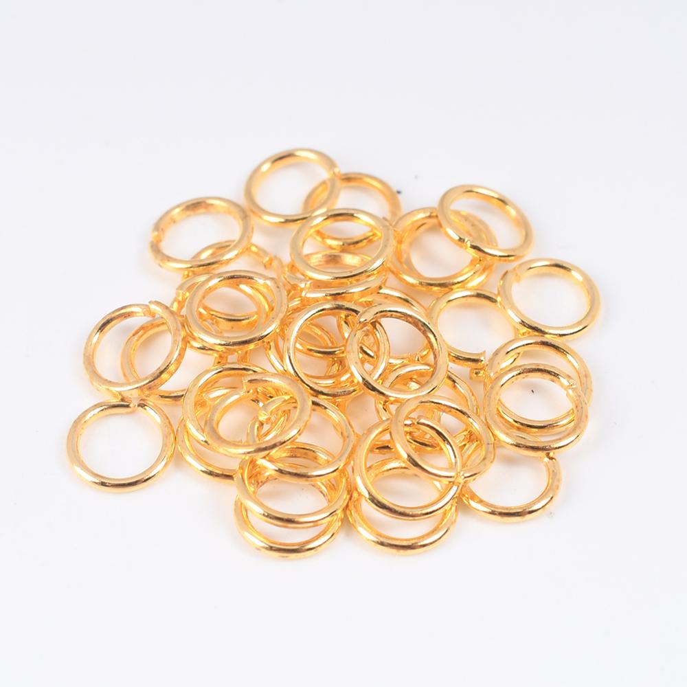 100-200Pcs 3-12mm Single Loop Open Jump Rings Diy Jewelry Making Accessories Split Rings Connectors For Jewelry Making Supplies