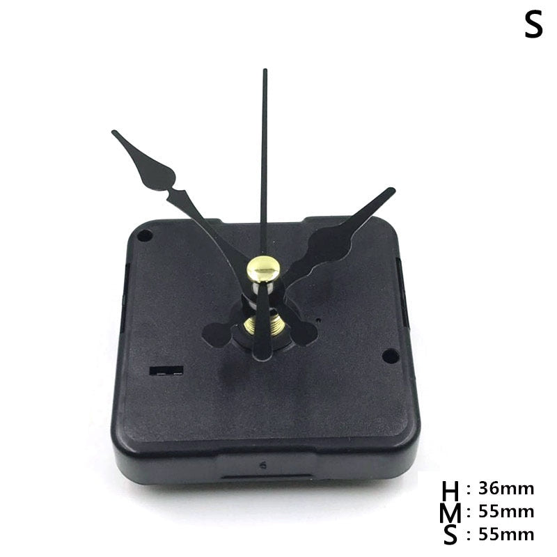 1 Set Hanging DIY Quartz Watch Silent Wall Clock Movement Quartz Repair Movement Clock Mechanism Parts Clock Parts with Needles