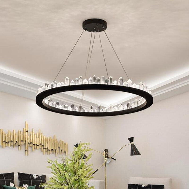 Modern Crystal Chandeliers Hanging LED Chandelier For Living Room Kitchen Chandeliers Nordic Dining room Bedroom Light