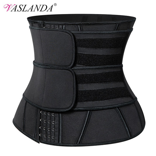 13 Steel Boned Waist Trainer Corset Cincher Sauna Sweat Faja Sport Girdle Slimming Shaper Abdominal Trimmer Belt Straps Modeling