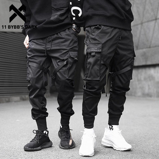 11 BYBB'S DARK  Men Joggers Pants Multi-pocket Elastic Waist Harem Pants Men Hip Hop Streetwear Sweatpants Pencil Pants Techwear